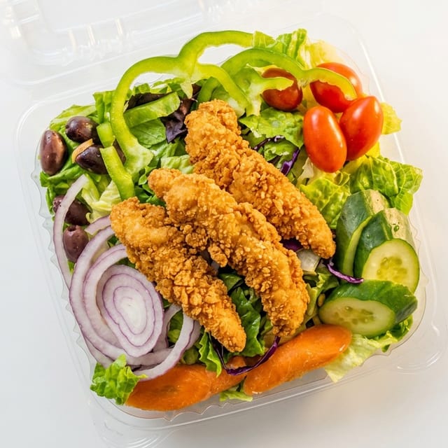 Chicken Finger Salad.