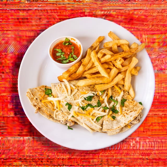 Chicken Quesadilla.